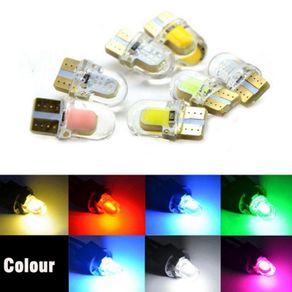 2pcs LED Bulbs T10 194 168 W5W Reading Lamp Interior Clearance License Plate Position Light 12V Ice Blue White Red Blue 6000K