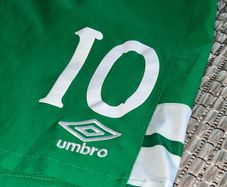 Republic of Ireland 2016 player issue (possibly match worn) football shorts