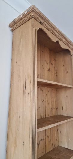 Solid Pine Bookcase - 213cm Tall