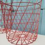 2 x Metal tall baskets Image 5