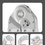 7-in-1 Folding Ladder 5.8M - 150kg Load - Heavy Duty Telescopic Extension Image 4