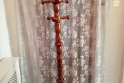 Mahogany coat stand