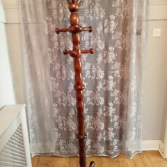 Mahogany coat stand