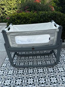 snuzpod 2 beside crib