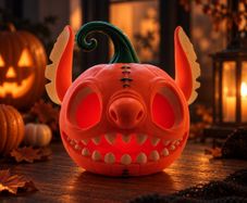 Pumpkin Stitch-Monster Halloween Decoration