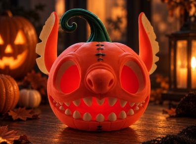 Pumpkin Stitch-Monster Halloween Decoration