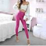 High Waist PU Leggings Image 3