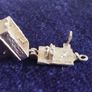 Horseshoe Inn Pub Tavern Opening Silver925 Vintage Charm or Pendant. Image 2