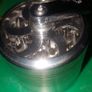 Metal Herb Grinder 55mm 4 layer crank no magnet on top Image 2