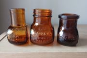 Lot of 3 vintage Virol jars
