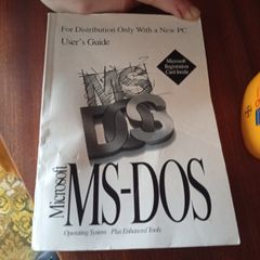 Vintage Microsoft MS DOS Users Guide Manual (Retro PC OS)