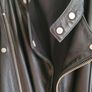 Mens All Saints leather biker jacket Size XS Image 4