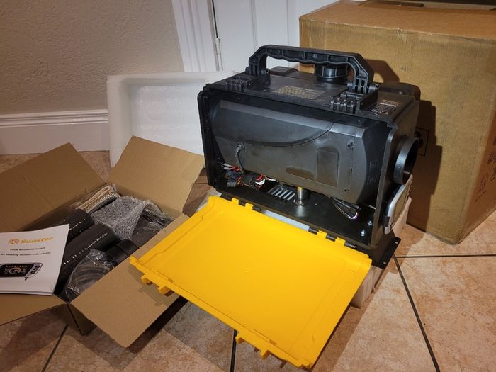 Toolbox style Heater with Power Supply, Timer, Bluetooth App. Latest 2025/2026 model. Silent Pump.  (Dublin Stock)