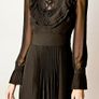 Karen Millen Black Chiffon Lace Dress Image 2