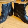 Clarks Black Leather Ankle Boots Size 7 Image 9