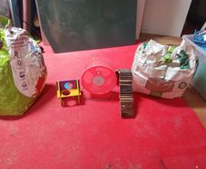 Hamster accessories, hay and bedding