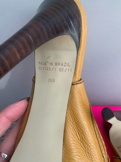 River Island Tan Stilettos