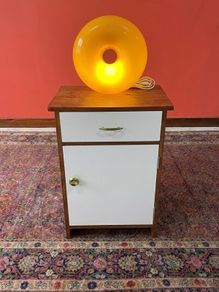 Rare Mid-Century / Vintage 1960s Tweak Bedside Locker - S. Spiegelstein & Son Hardware/ Side Table/ Cabinet / Dresser