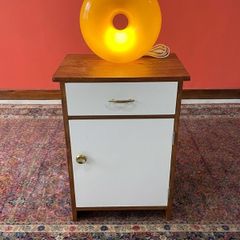 Rare Mid-Century / Vintage 1960s Tweak Bedside Locker - S. Spiegelstein & Son Hardware/ Side Table/ Cabinet / Dresser