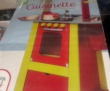 Cooker/fridge/sink the big double-sided cooker with accessorie and storage