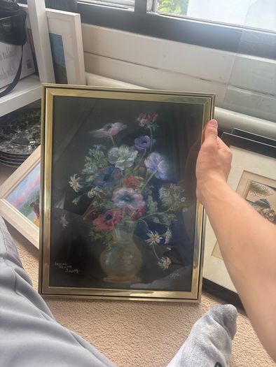 50 year old chalk art