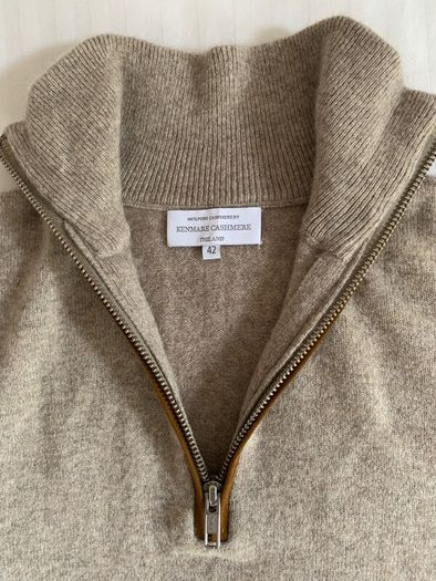 Quarter Zip Jumper Pure Cashmere