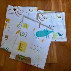 Brand New Alphabet curtains for kids room(100cm X 130cm)