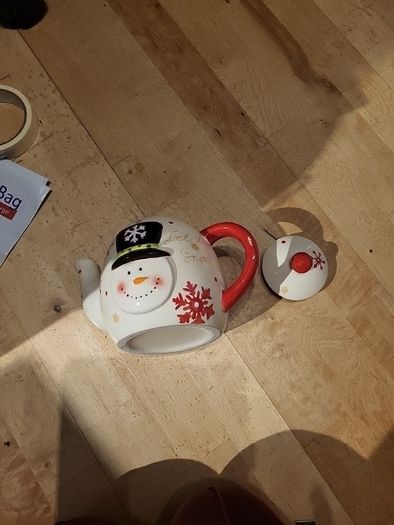Christmas teapot