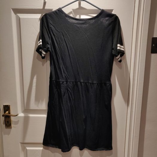 Black loose Mini dress, H&M, size S