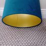 Velvet drum pendant lightshade Image 4