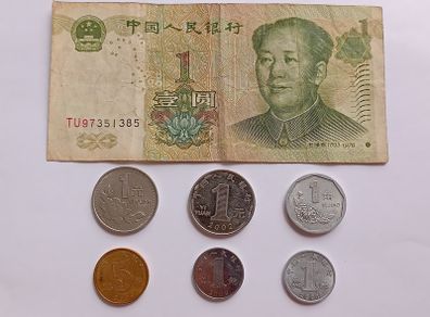 Chinese Coins and Banknote