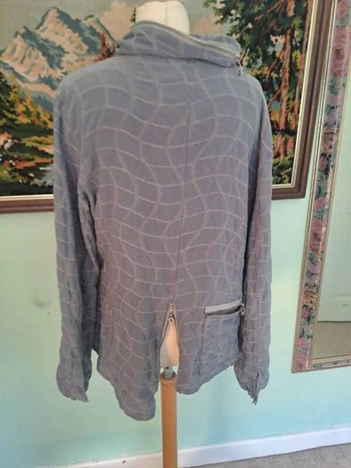 My soul designer grey turtleneck jacket