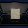 Gucci Glasses Sunglasses Case Hard Shell Blue Velvet Image 6