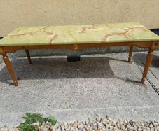Vintage Marble Affect Coffee Table