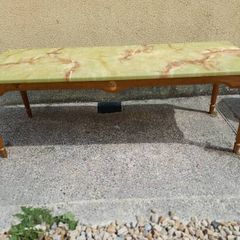 Vintage Marble Affect Coffee Table