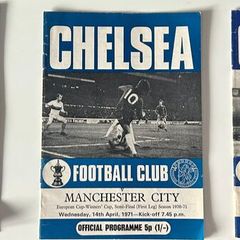 Chelsea 1970/71 Matchday Programmes