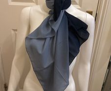 2 colours scarf