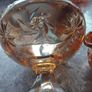 A Gorgeous Vintage 2piece Vintage Carnival Glass Set Image 5