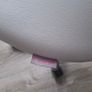 Salon chair saddle stool white Image 4