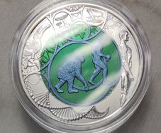 Austria 25 Euro Silver/Niobium (.900) Proof Coin 2014 - Evolution - Silver Niobium Series