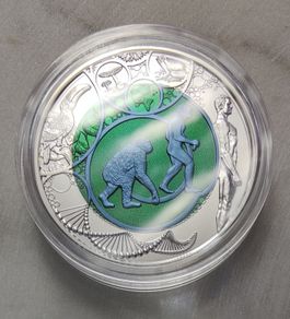 Austria 25 Euro Silver/Niobium (.900) Proof Coin 2014 - Evolution - Silver Niobium Series