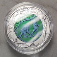 Austria 25 Euro Silver/Niobium (.900) Proof Coin 2014 - Evolution - Silver Niobium Series