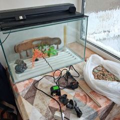 Fish Tank and Cabinet