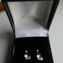 Vintage 9ct Gold 375  Drop/Dangle Art Deco  Earrings 1,46g Image 6