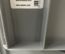 Gray Plastic bins for sale