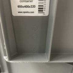 Gray Plastic bins for sale