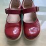 Clarkes wine patent shoes Image 2