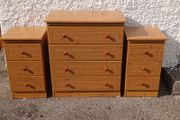 Chests drawers and 2 side lockers