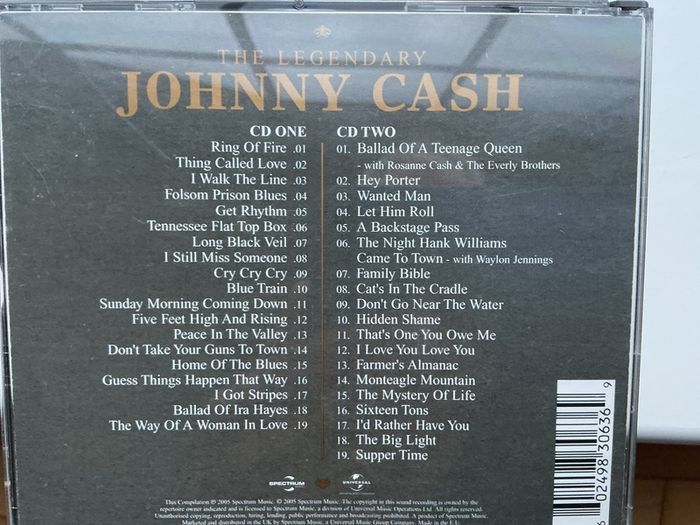 The Legendary Johnny Cash double cd