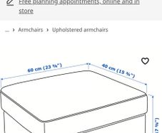 Ikea footstool,